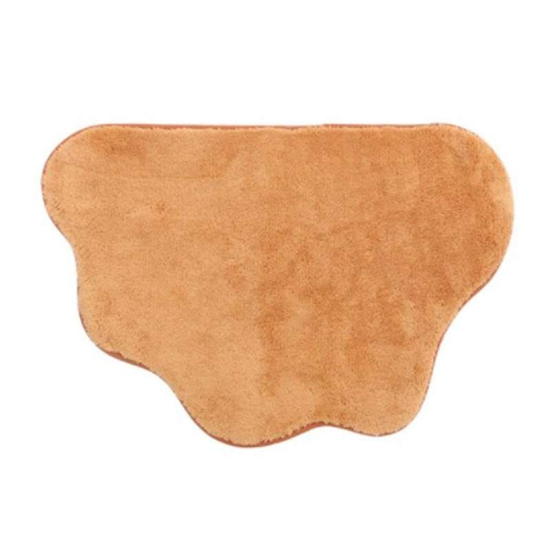 Bathroom Mat Water Absorption Shower Room Carpet Washable Rug (camel)