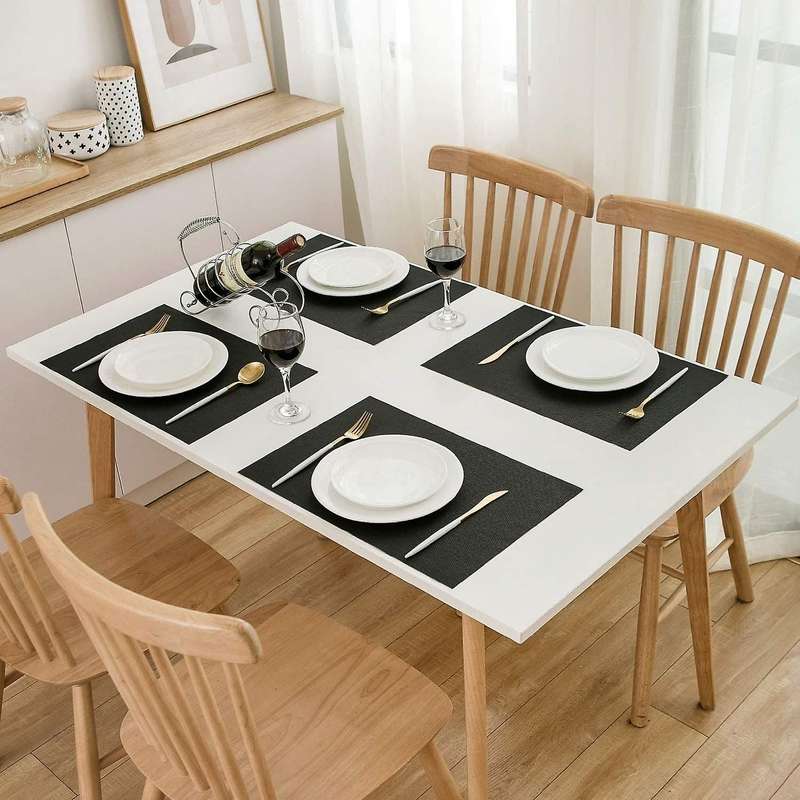 Black Halloween Placemats Halloween Place Mat Set Of 6 Easy to Clean