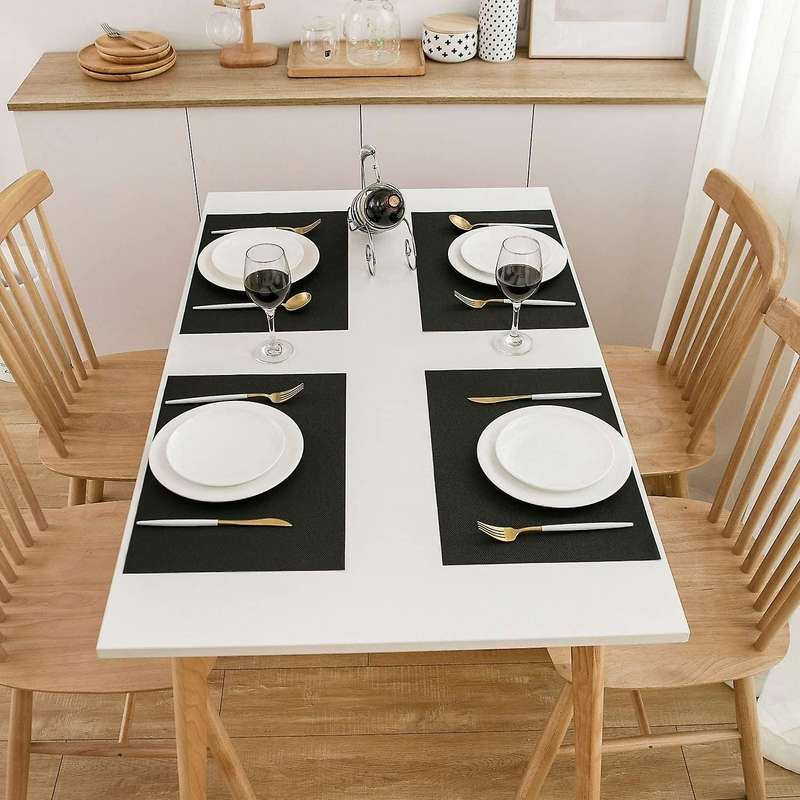 Black Halloween Placemats Halloween Place Mat Set Of 6 Easy to Clean