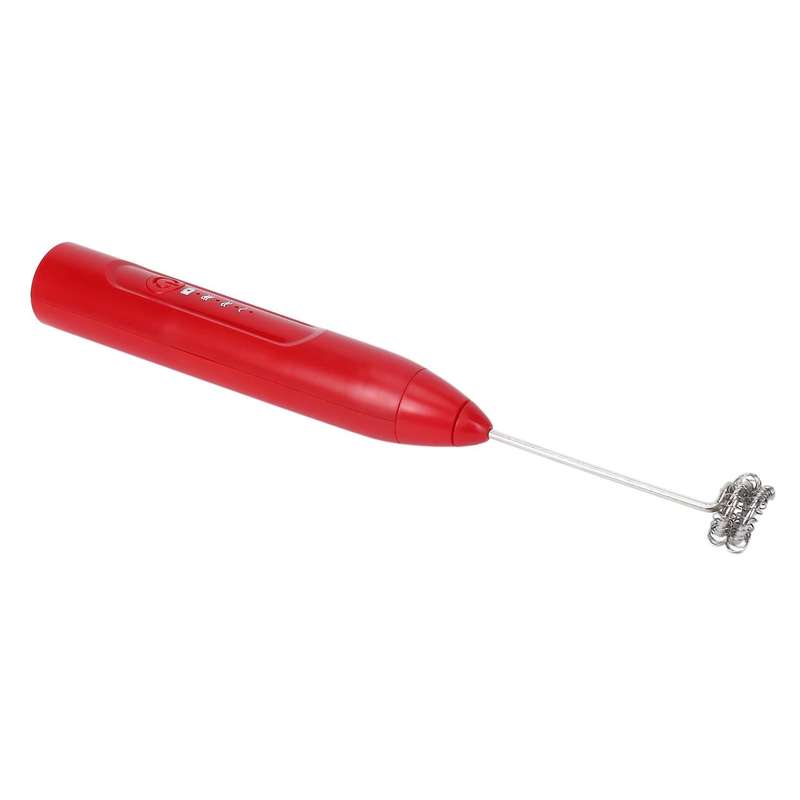 Electric Mixer Blender Milk Frother Handheld,red