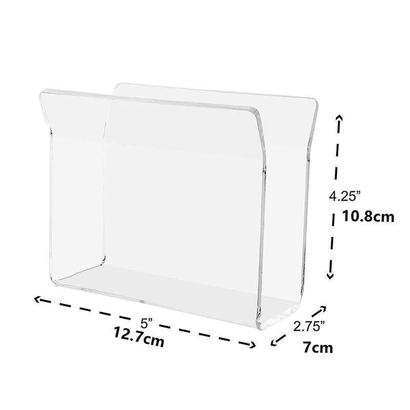 Acrylic Cocktail Napkin Holder, for Napkin Kitchen Dining Table Decor