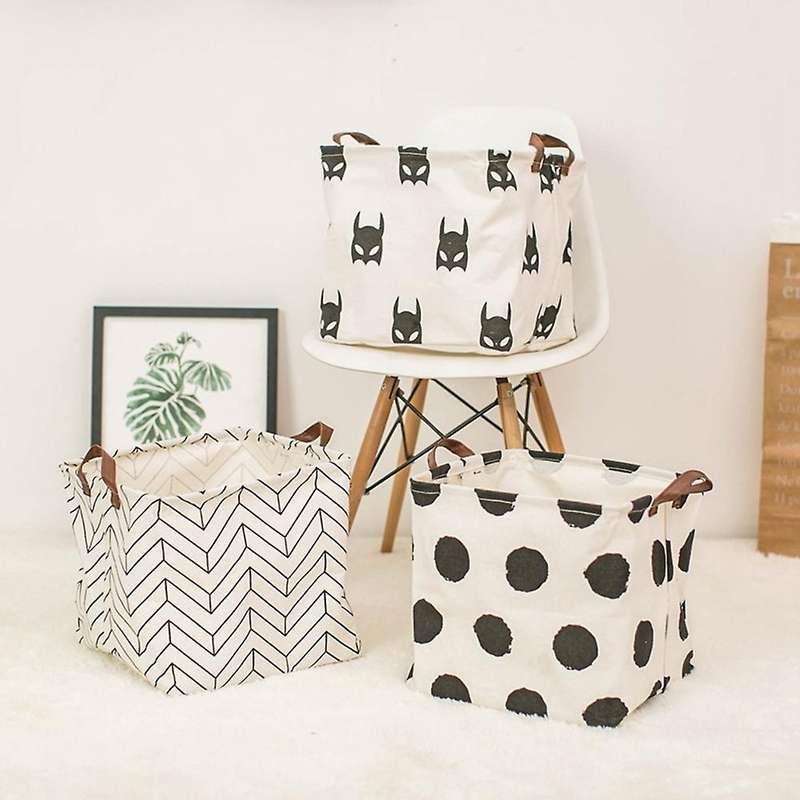 Organizer New Foldable Storage Basket Kids Toys Clothes Storage Box B