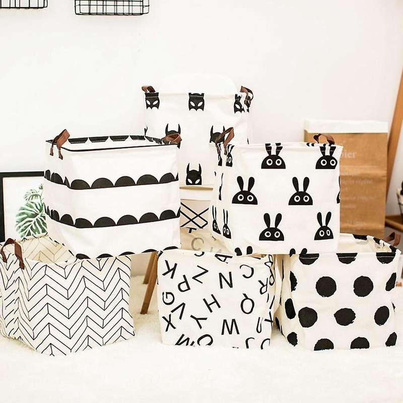 Organizer New Foldable Storage Basket Kids Toys Clothes Storage Box B