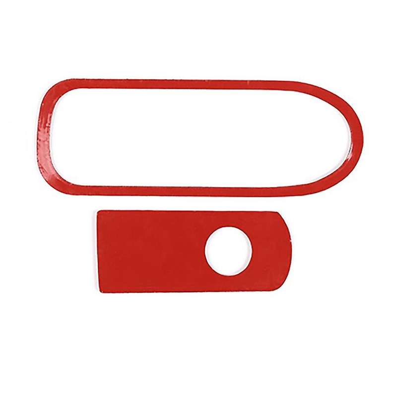 Car Soft Carbon Fiber Glove Box Switch Cover for Touareg 2011-2018