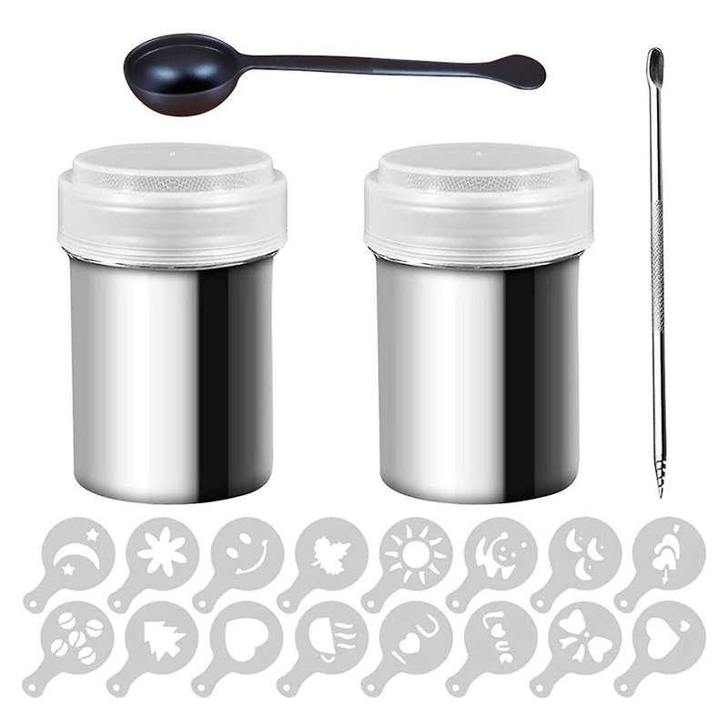 Flour Sugar Shakers,powder Shaker,for Make Coffee Cappuccino Cake