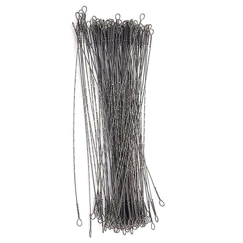 100pcs 300mm U-shaped Wire Saw Blade Multi Wire Tooth Carving Tools