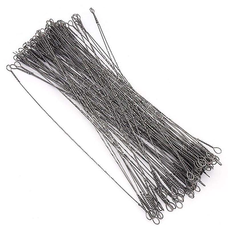 100pcs 300mm U-shaped Wire Saw Blade Multi Wire Tooth Carving Tools