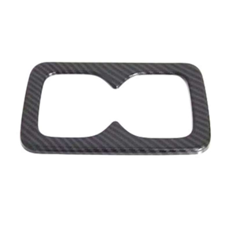 Car Rear Water Cup Holder Protector Frame Cover Trim Sticker