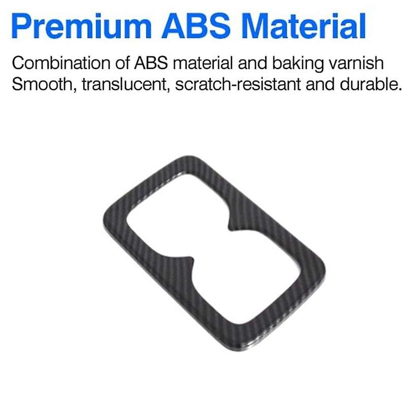 Car Rear Water Cup Holder Protector Frame Cover Trim Sticker