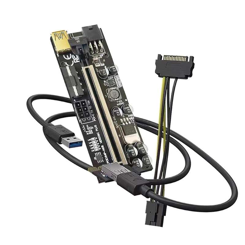 Conversion Board Temperature Display Pciex1 to X16 Video Card