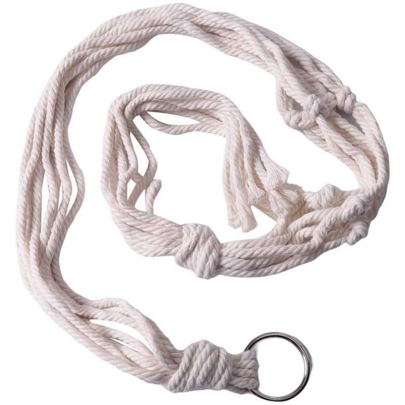 4 Pcs Macrame Plant Hanger Set Handmade Cotton Rope
