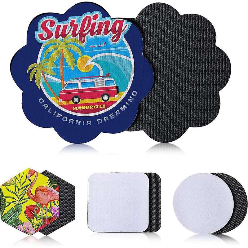 Sublimation Blank Coaster,diy Sublimation Waterproof Blank Coaster