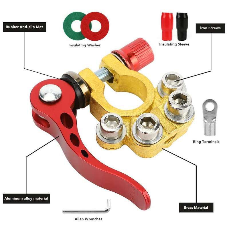 Car Battery Terminals 12v Auto Battery Terminal Connector Battery
