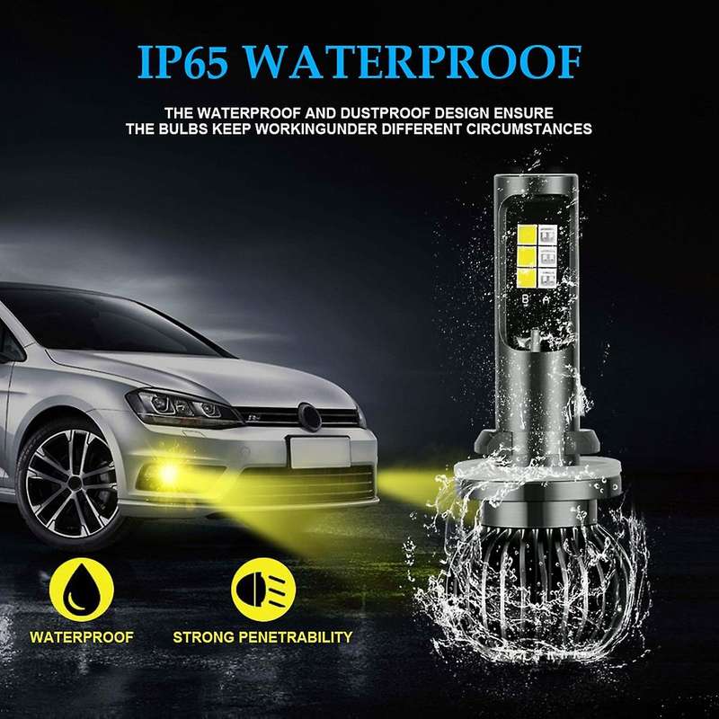 Fog Light Bulb for Cars Lamps Kit Bulbs 9-32v 30w 3000lm,880 881
