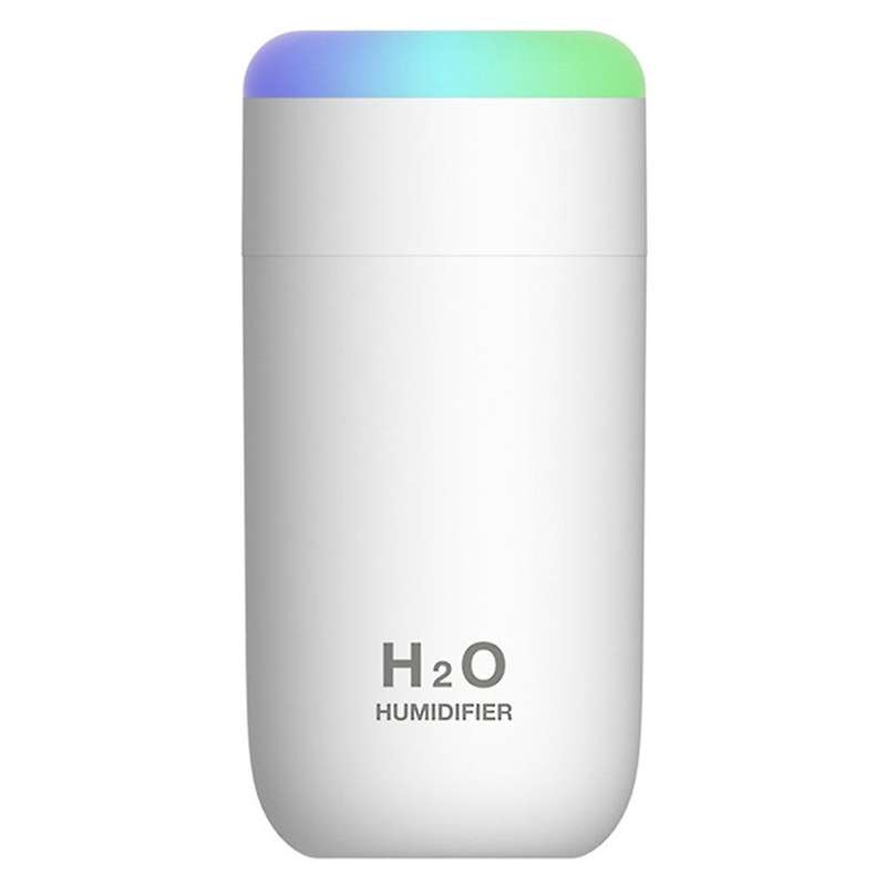 350ml Large Capacity Air Humidifier Rechargeable Mist Diffuser,white