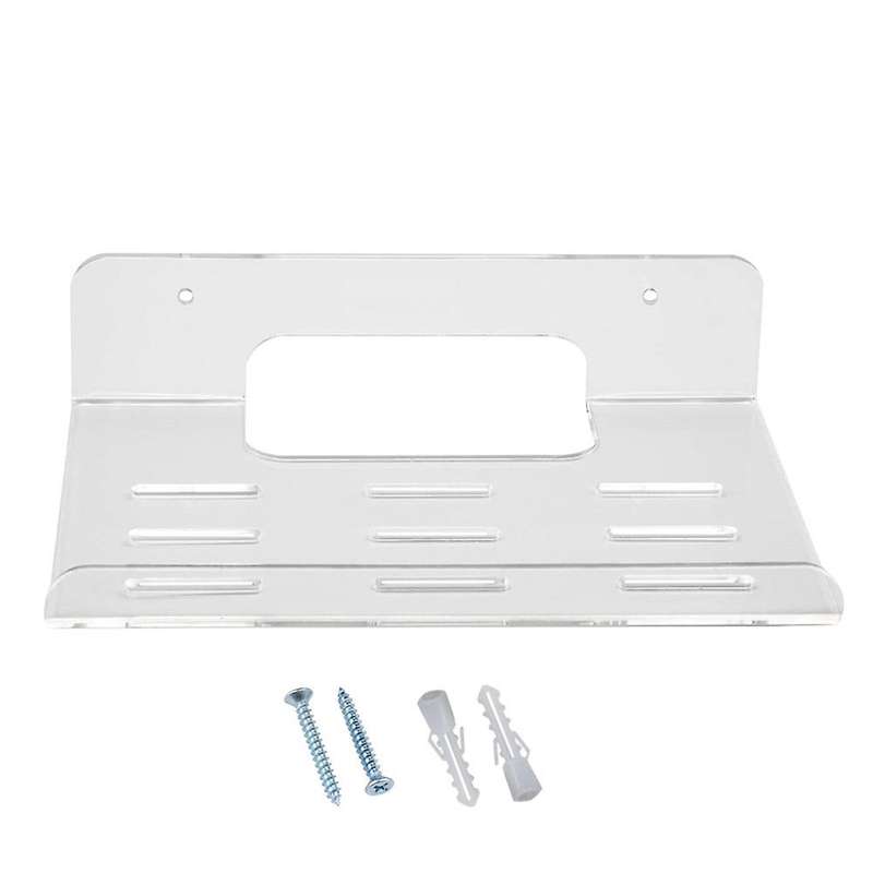 Acrylic Router Wall Bracket Dvd Player Stand for Set-top Box Bracket