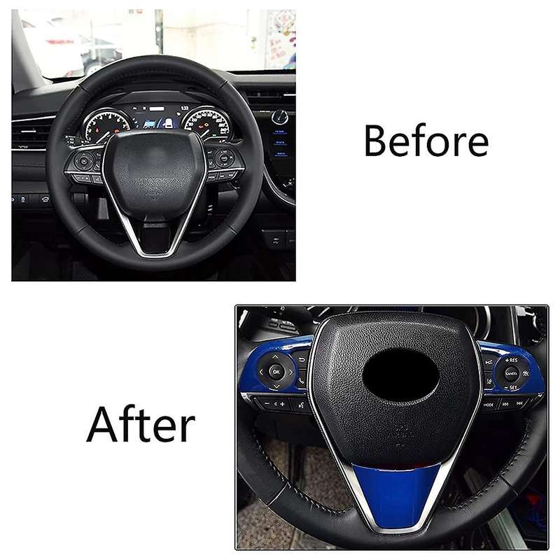 3pcs Abs Steering Wheel Button Cover Sticker,for Avolon 2019 -2022
