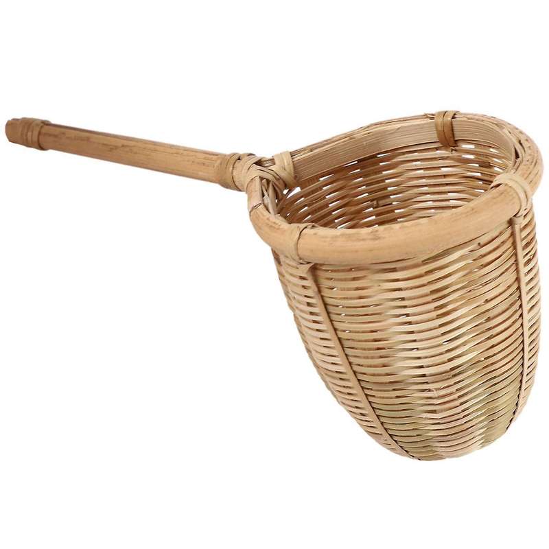 Nature Bamboo Tea Strainer Filter Colander Infuser Handmade Weave