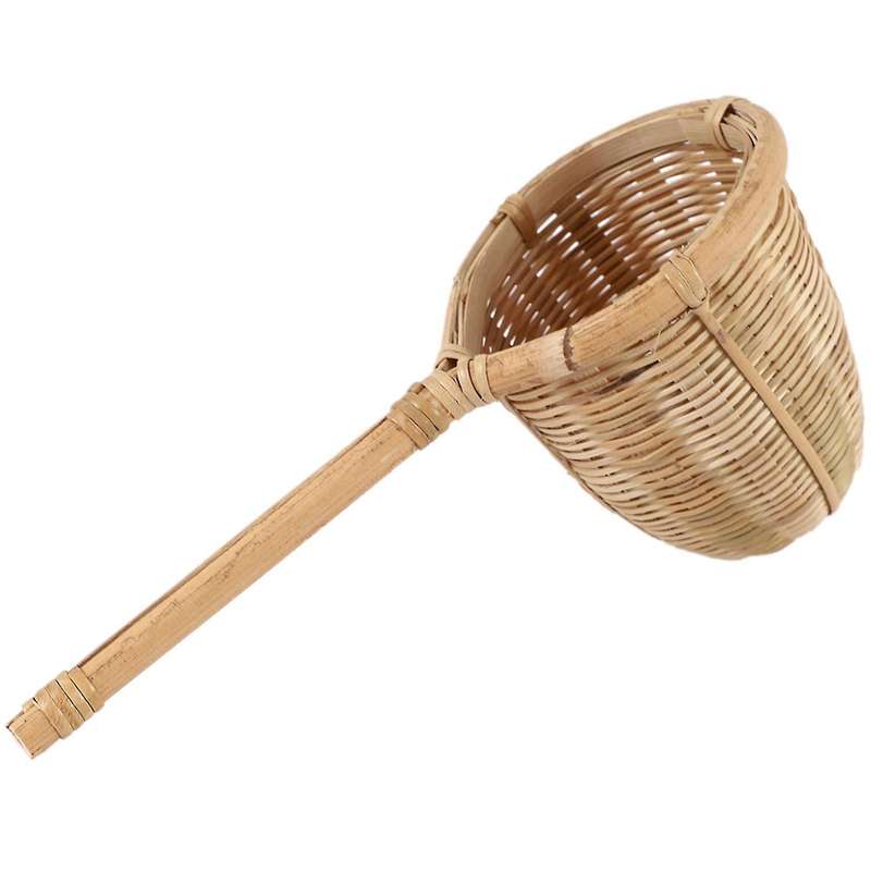 Nature Bamboo Tea Strainer Filter Colander Infuser Handmade Weave