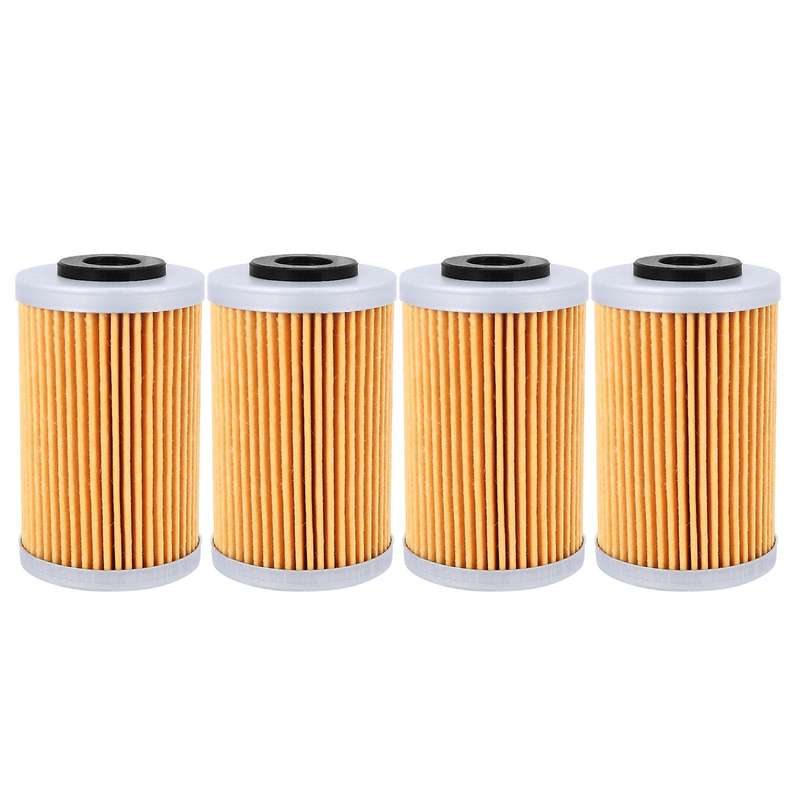 4pcs Oil Filter for Excf Sxf Xcf Xcfw Exc Xc Duke 125 250 390 450 500