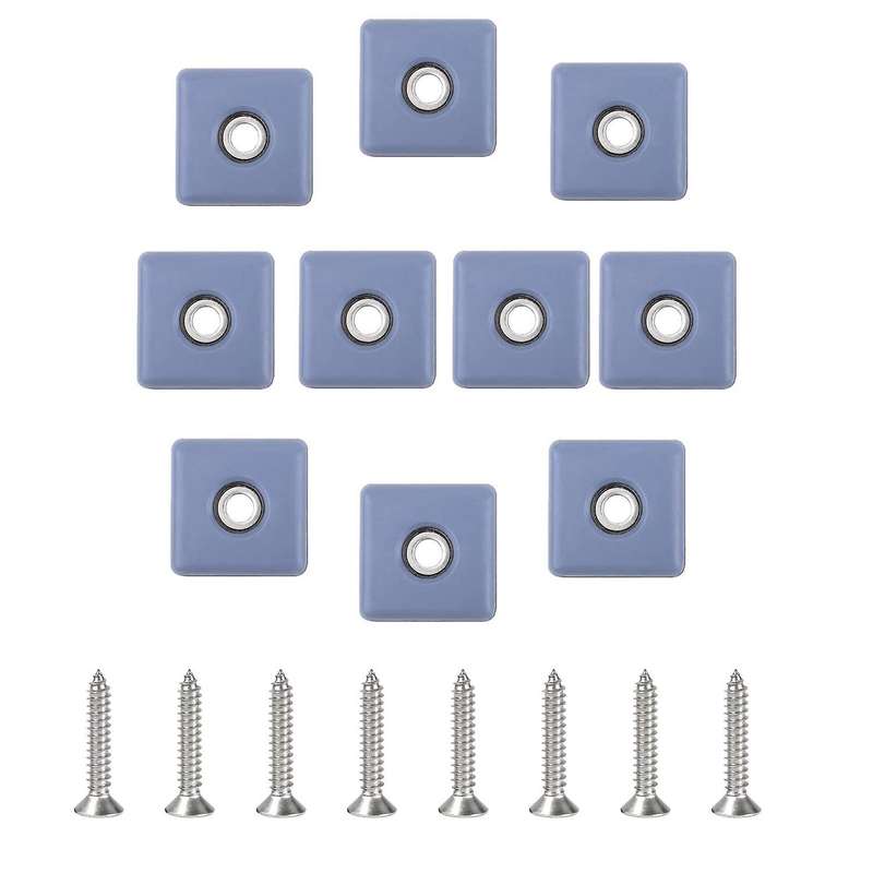 16pcs Furniture Sliders 40mm Furniture Leg Protectors with Screws