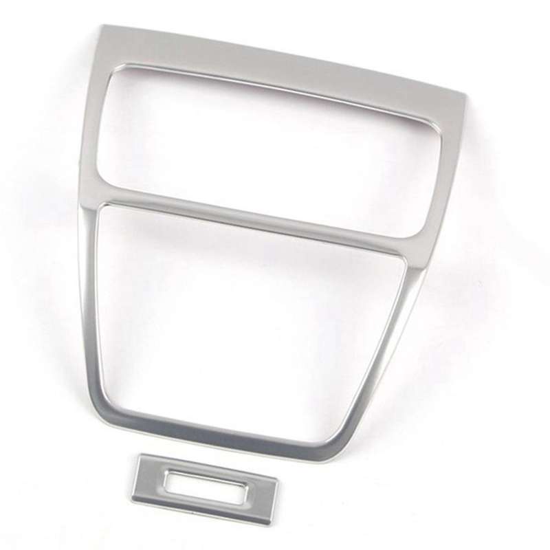Rear Air Outlet Vent Frame Cover Armrest Box Trim,silver