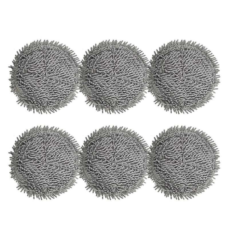 6pcs Mop Rag Cloth Pads for Xiaomi Mijia Pro Self Cleaning Robot