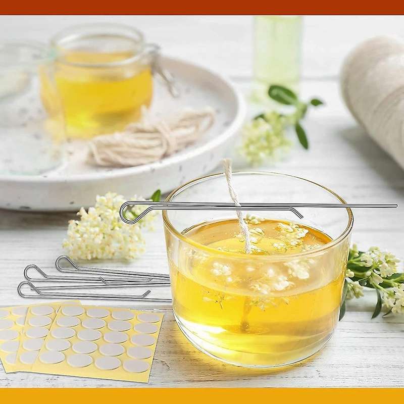 30pcs Candle Wick Holders Wick Elastic Wick Holders Candle Wick Bar