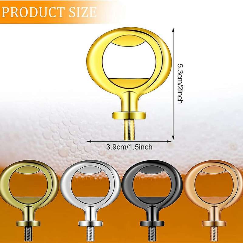 10 Pieces Bottle Opener Inserts Kit Beer Opener for Wedding Diy Craft