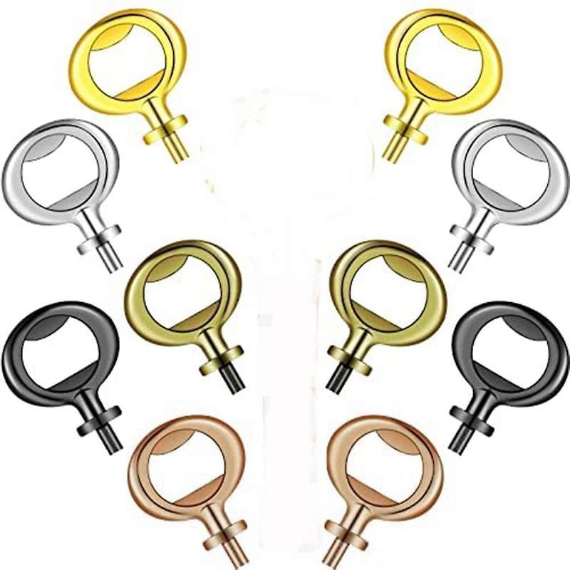 10 Pieces Bottle Opener Inserts Kit Beer Opener for Wedding Diy Craft