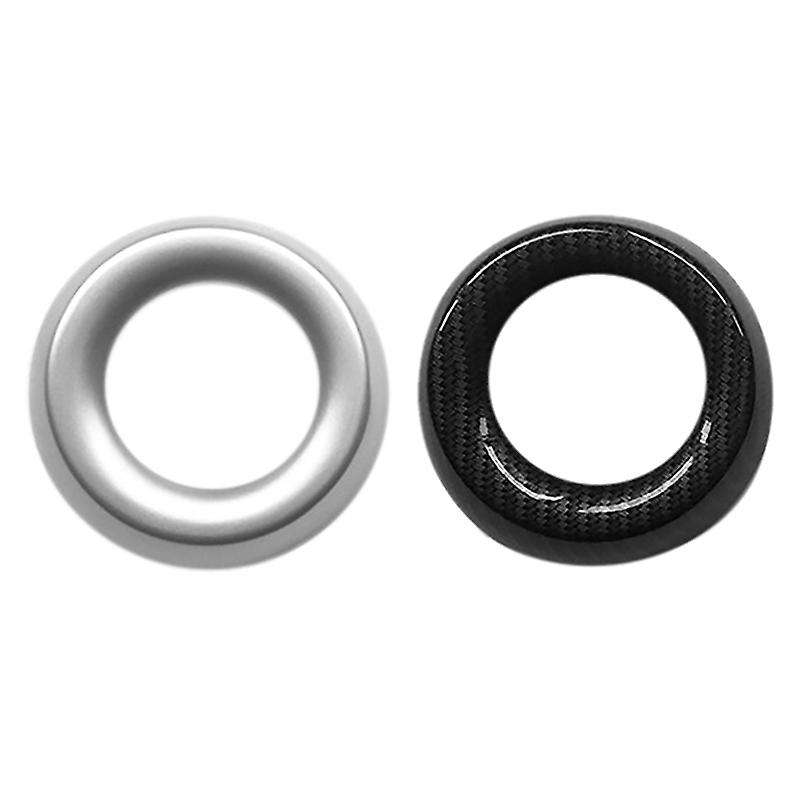 Abs Carbon Fiber Dashboard Side Air Outlets Vent Trim for Nissan
