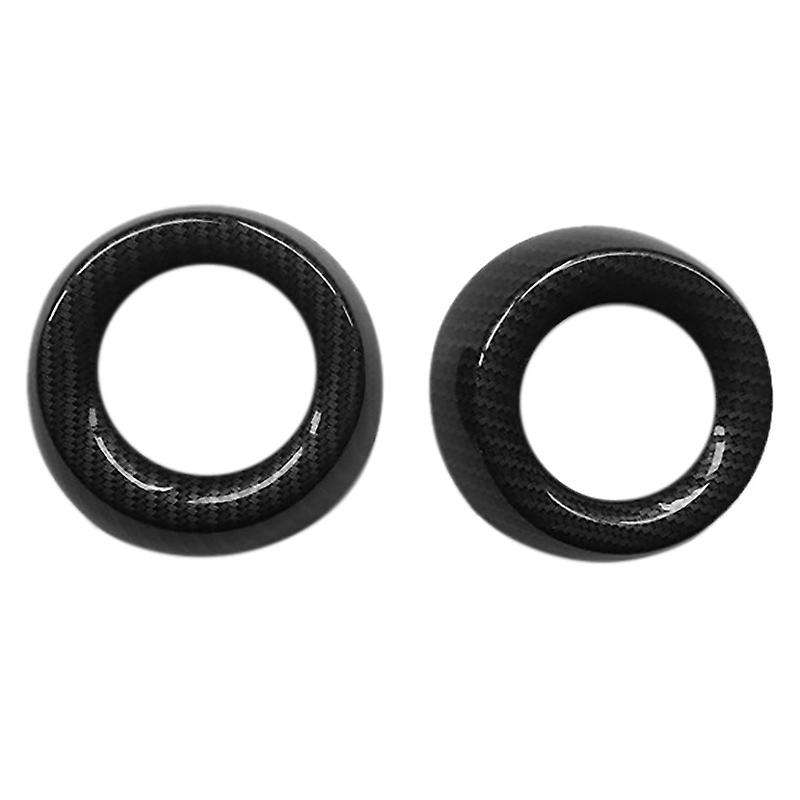 Abs Carbon Fiber Dashboard Side Air Outlets Vent Trim for Nissan