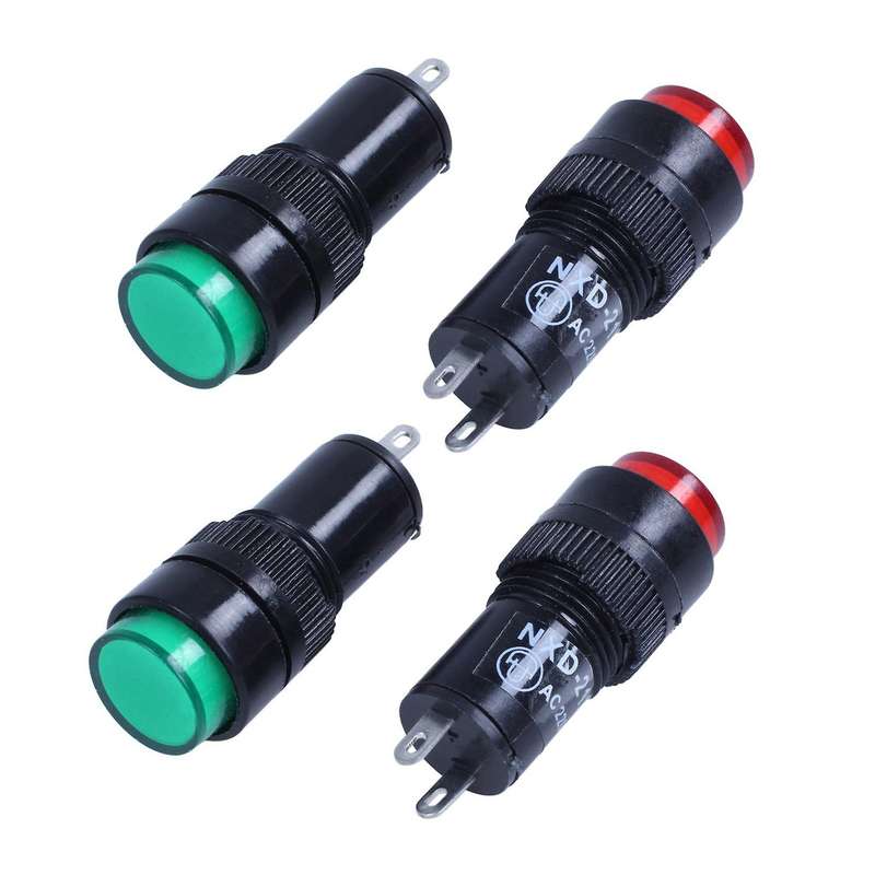 Ac 220 V 2 P Signal Lights Indicator Lights 24 Pcs