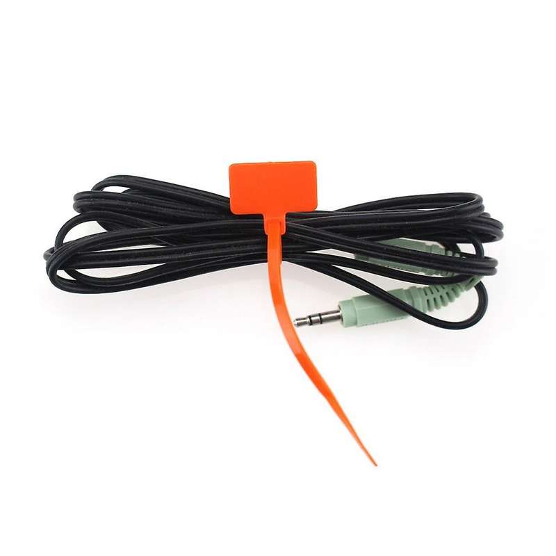 250 Pcs 7colors Nylon Cable Marker Wire Zip Mark Tags Power Marking