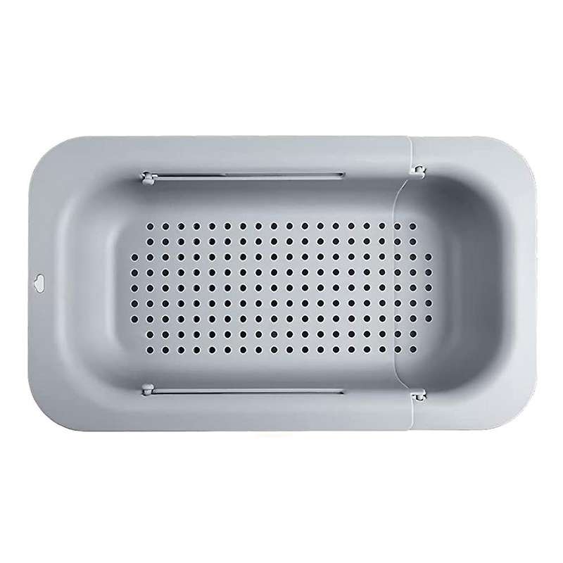 Expandable Colander Strainer, Food Strainers to Drain Pasta Grey
