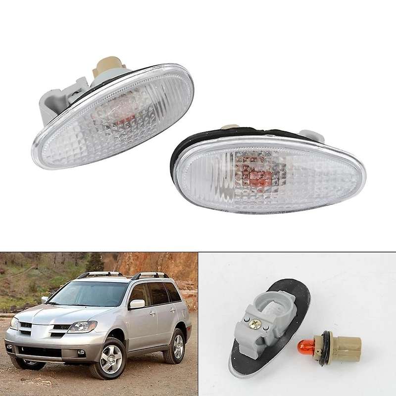 2pcs Side Marker Light for Mitsubishi Lancer Outlander 03-06 Mr522027