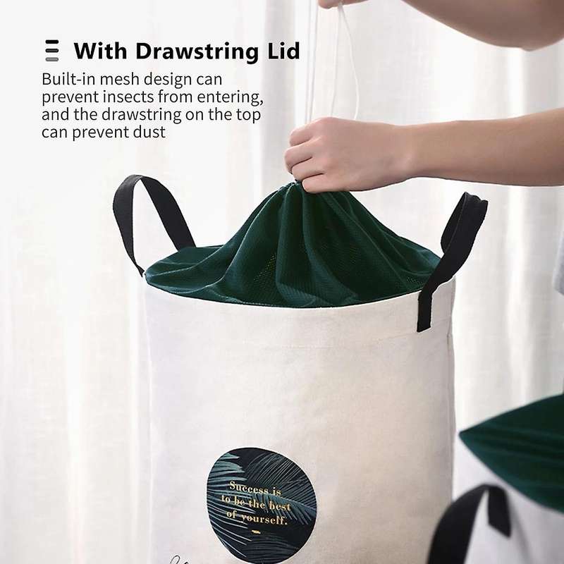 Collapsible Dirty Clothes Toy Basket Bucket Bathroom Organizer Bags-a