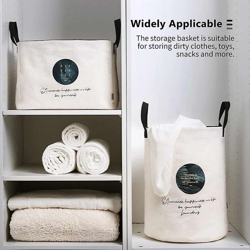 Collapsible Dirty Clothes Toy Basket Bucket Bathroom Organizer Bags-a