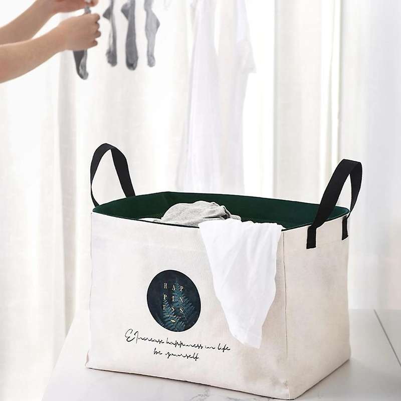 Collapsible Dirty Clothes Toy Basket Bucket Bathroom Organizer Bags-a