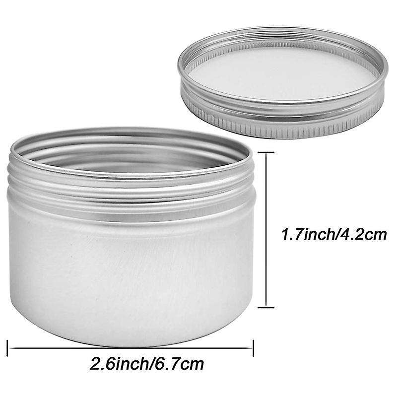 12pcs 4oz Candle Tins for Diy Candle Making, Tins with Screw Lids