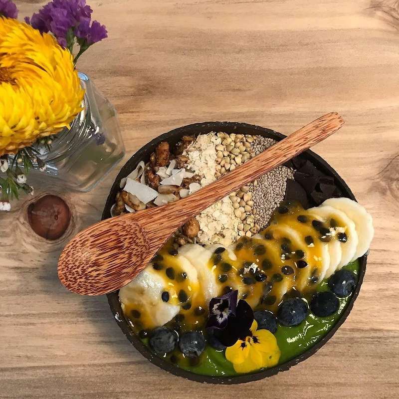 Coconut Bowls with Spoons,forks,smoothie Bowls,salad Bowls