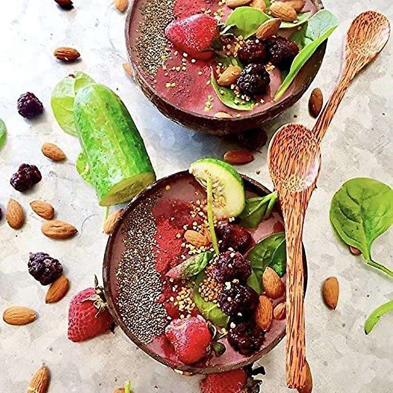 Coconut Bowls with Spoons,forks,smoothie Bowls,salad Bowls