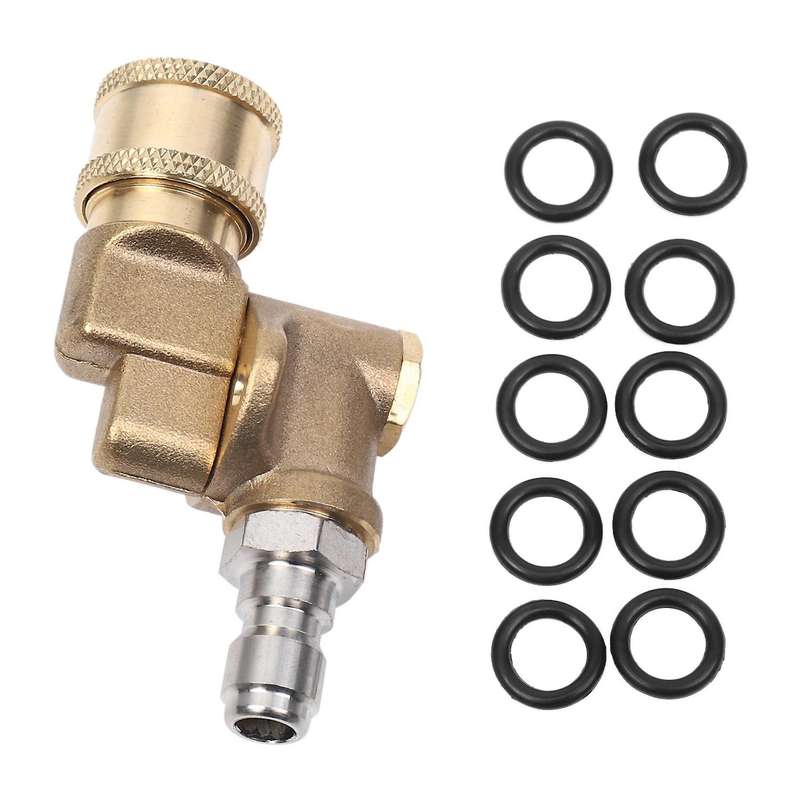 Quick Pivoting Coupler 180 Degree for Pressure Washer Spray Nozzle