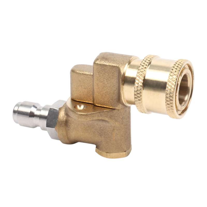 Quick Pivoting Coupler 180 Degree for Pressure Washer Spray Nozzle