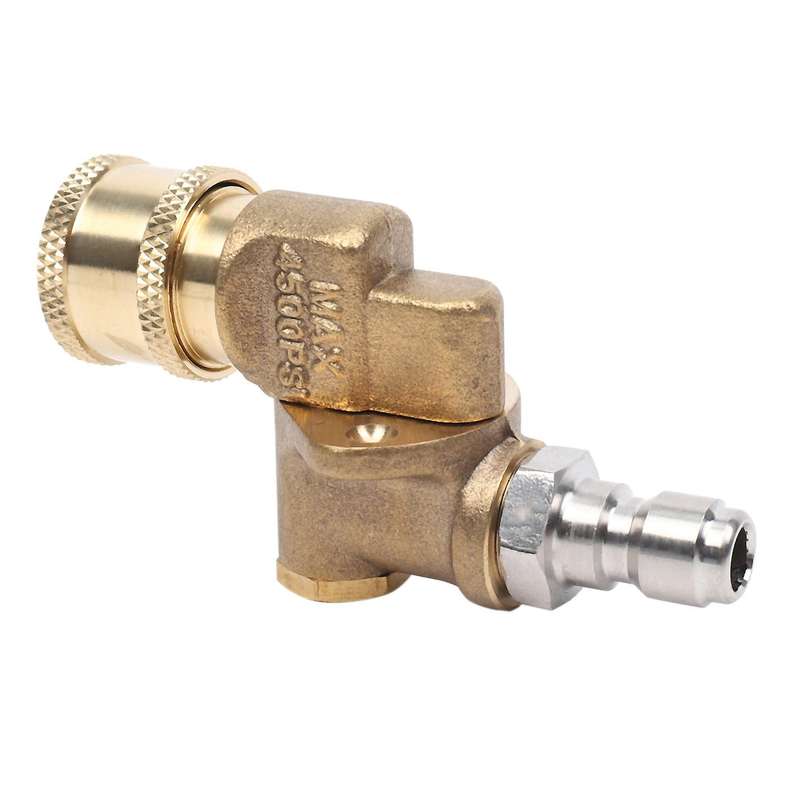 Quick Pivoting Coupler 180 Degree for Pressure Washer Spray Nozzle