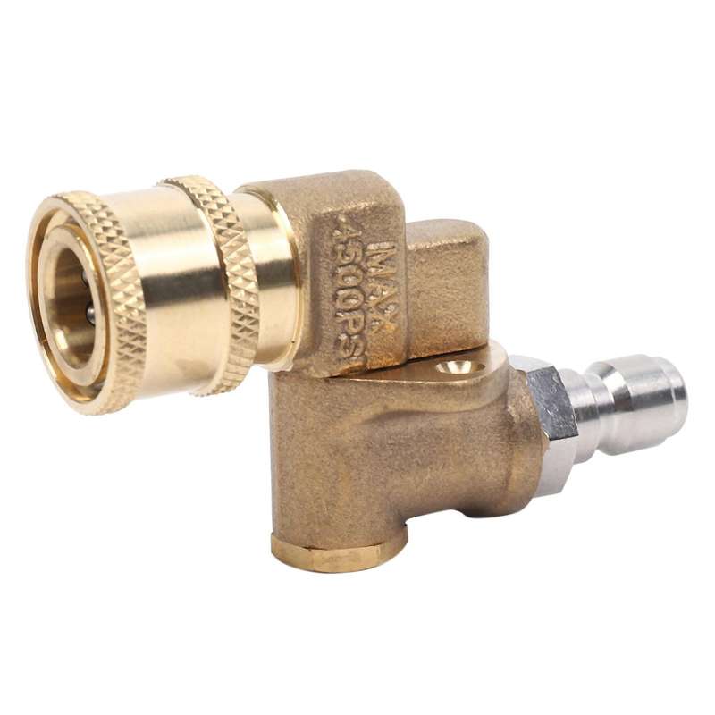 Quick Pivoting Coupler 180 Degree for Pressure Washer Spray Nozzle