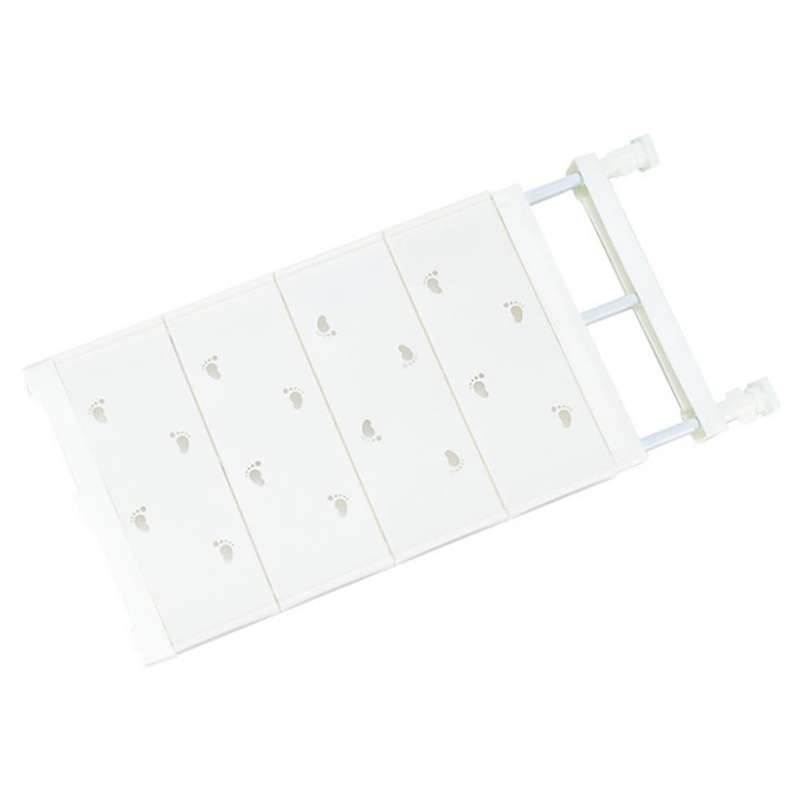 Retractable Airing Cupboard Storage Rack Shelf for Bookcase 24x48cm