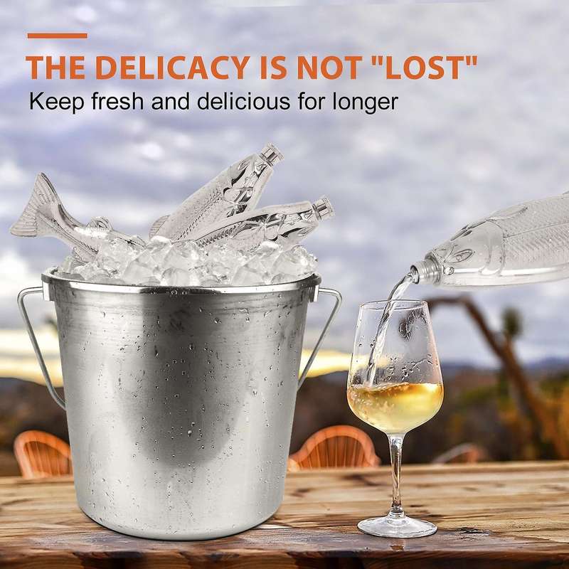 1 Pcs Fish-shape 5oz Bottle Mini Pocket Flask Drinkware for Outdoor