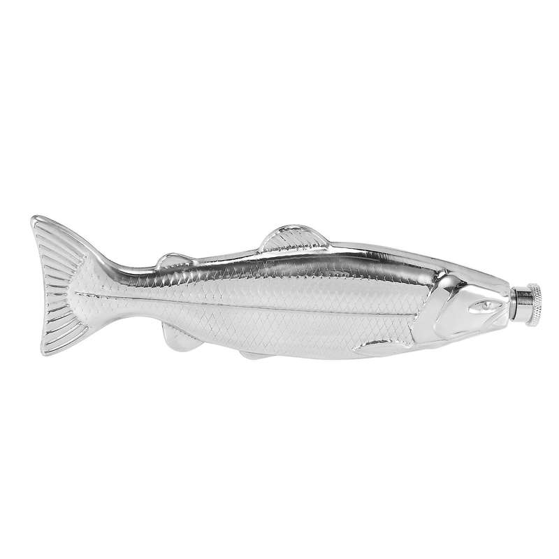 1 Pcs Fish-shape 5oz Bottle Mini Pocket Flask Drinkware for Outdoor