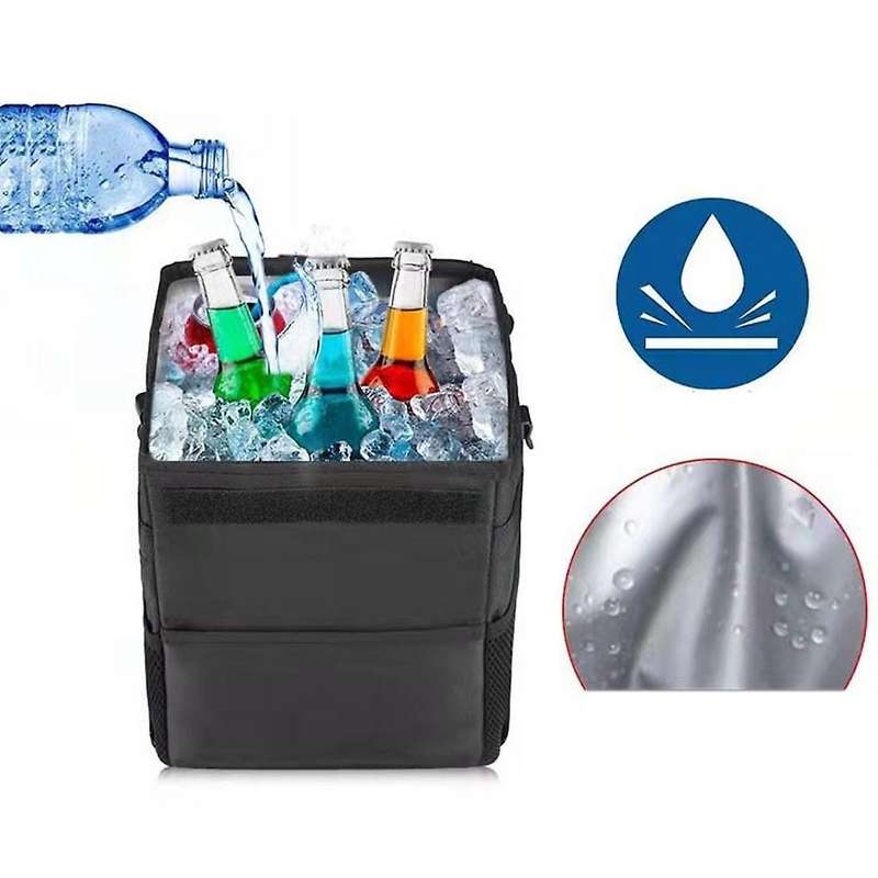 Home Outdoor Car Waterproof Foldable Trash Box Leather Box Trash Bin
